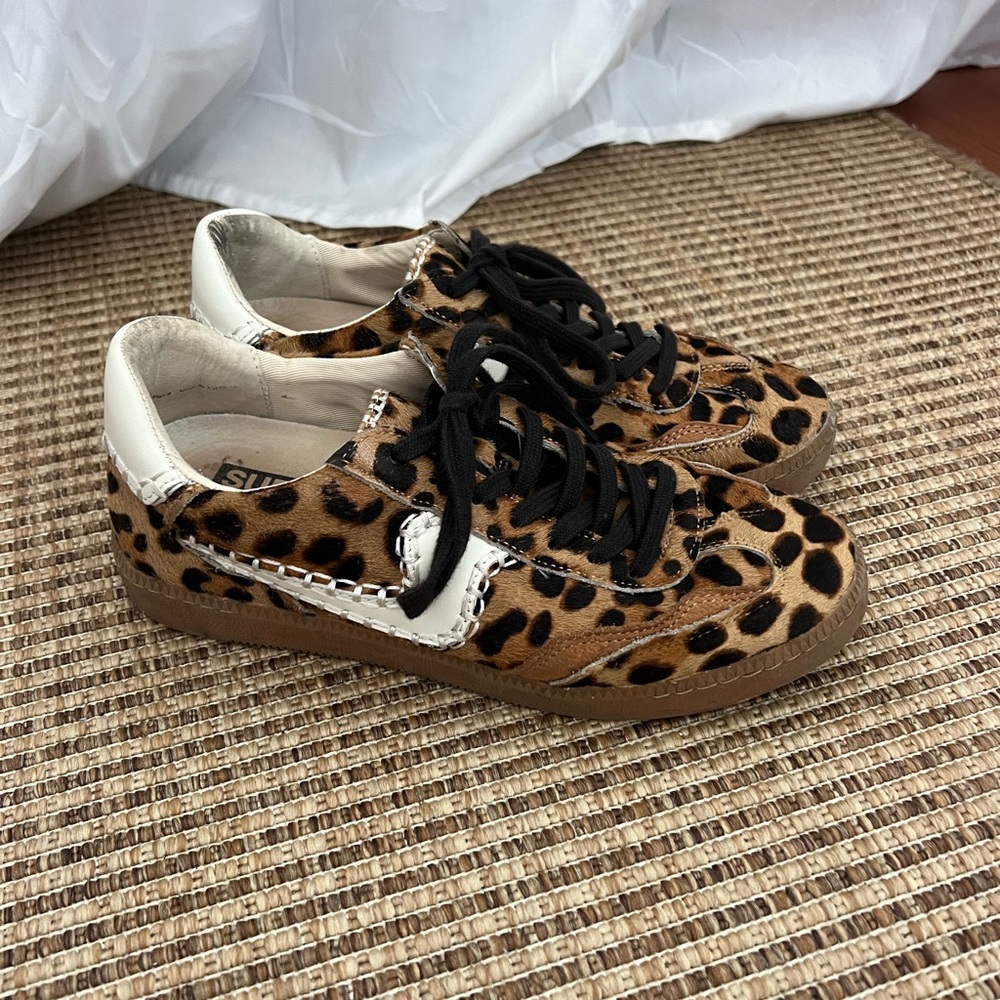 Dolce Vita Leopard Print Sneakers